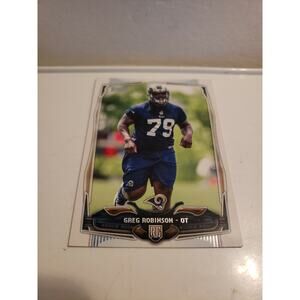Greg Robinson 2014 Topps #417 - Rookie Card RC - OL - Rams - NFL